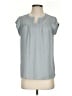 Daniel Rainn Gray Short Sleeve Blouse Size S - photo 1