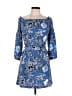 Laundry by Design Paisley Blue Cocktail Dress Size 12 - photo 1