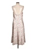 Bebe 100% Polyester Floral Ivory Casual Dress Size L - photo 2