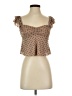 RSQ Brown Tan Sleeveless Blouse Size XS - photo 1