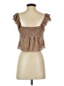 RSQ Brown Tan Sleeveless Blouse Size XS - photo 2