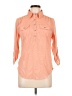 Eyeshadow 100% Polyester Orange 3/4 Sleeve Blouse Size L - photo 1