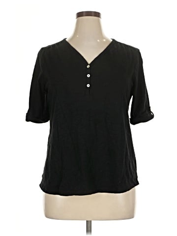 Chico's Short Sleeve Henley (view 1)