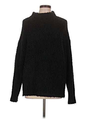 Aqua Turtleneck Sweater (view 1)