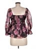 Thirty/Thirty 100% Polyester Pink 3/4 Sleeve Blouse Size M - photo 2