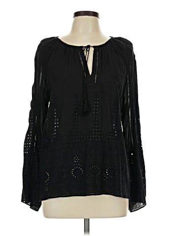 Love Stitch Long Sleeve Blouse (view 1)