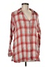 Soft Surroundings Plaid Red Long Sleeve Blouse Size M - photo 1