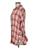 Soft Surroundings Plaid Red Long Sleeve Blouse Size M - photo 5