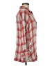 Soft Surroundings Plaid Red Long Sleeve Blouse Size M - photo 4