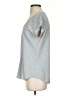 Express Outlet Blue Short Sleeve Blouse Size S - photo 5