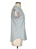 Express Outlet Blue Short Sleeve Blouse Size S - photo 4