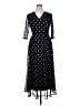 En Focus Studio Polka Dots Black Cocktail Dress Size 14 - photo 1