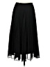 ASOS 100% Polyester Solid Black Formal Skirt Size 4 - photo 2