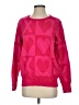 Como Vintage Hearts Pink Pullover Sweater Size S - photo 1