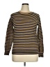 Who What Wear Stripes Gold Pullover Sweater Size XL - photo 1