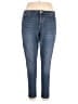 Faded Glory Solid Blue Jeans Size 18 - photo 1