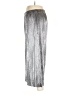 MICHAEL Michael Kors 100% Polyester Metallic Silver Casual Pants Size L - photo 5