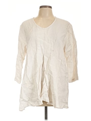 Flax 3/4 Sleeve Blouse (view 1)