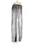 MICHAEL Michael Kors 100% Polyester Metallic Silver Casual Pants Size L - photo 4
