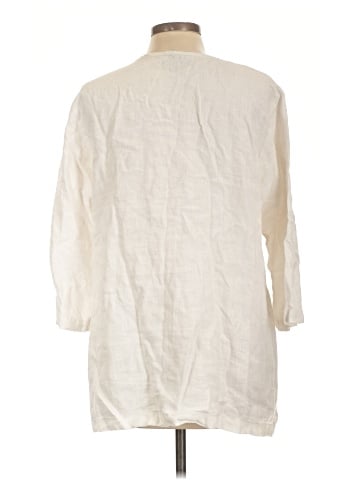 Flax 3/4 Sleeve Blouse (view 2)