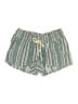 Roxy Stripes Green Shorts Size XL - photo 1
