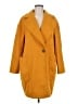 Topshop 100% Polyester Yellow Coat Size 8 - photo 1