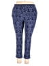 Lands' End Print Blue Active Pants Size XL (petite) - photo 1