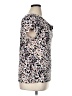 PREMISE Animal Print Ivory Short Sleeve Blouse Size XL - photo 4