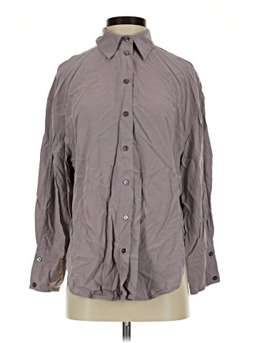 Zara Long Sleeve Button-Down Shirt (view 1)