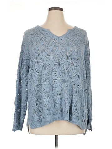 Peace Love World Pullover Sweater (view 1)
