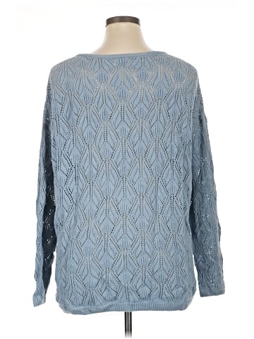 Peace Love World Pullover Sweater (view 2)
