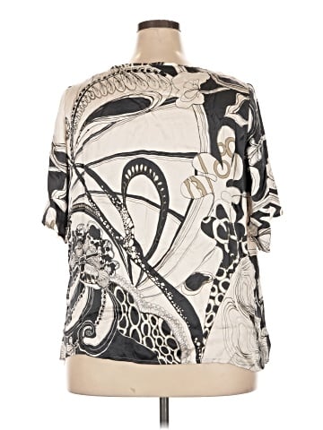 Marina Rinaldi Short Sleeve Blouse (view 2)