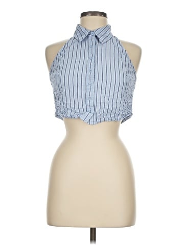 Vigoss Sleeveless Button-Down Shirt (view 1)