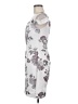 En Focus Studio Floral Gray Cocktail Dress Size 6 - photo 5