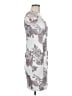 En Focus Studio Floral Gray Cocktail Dress Size 6 - photo 4