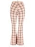 Eye Candy Plaid Pink Casual Pants Size XL - photo 2