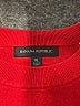 Banana Republic Color Block Red Pullover Sweater Size XL - photo 7