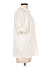 Max Studio 100% Cotton Ivory Short Sleeve Blouse Size L - photo 4