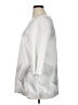 St. John Silver 3/4 Sleeve Blouse Size XL - photo 5