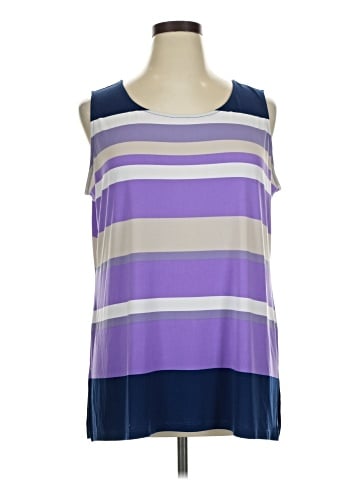 Susan Graver Sleeveless T-Shirt (view 1)