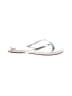 J.Crew Silver Flip Flops Size 8 - photo 1