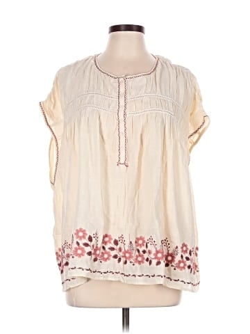 Max Studio Short Sleeve Blouse (view 1)