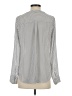 Express Outlet 100% Polyester Polka Dots Gray Long Sleeve Blouse Size S - photo 2