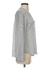 Express Outlet 100% Polyester Polka Dots Gray Long Sleeve Blouse Size S - photo 4