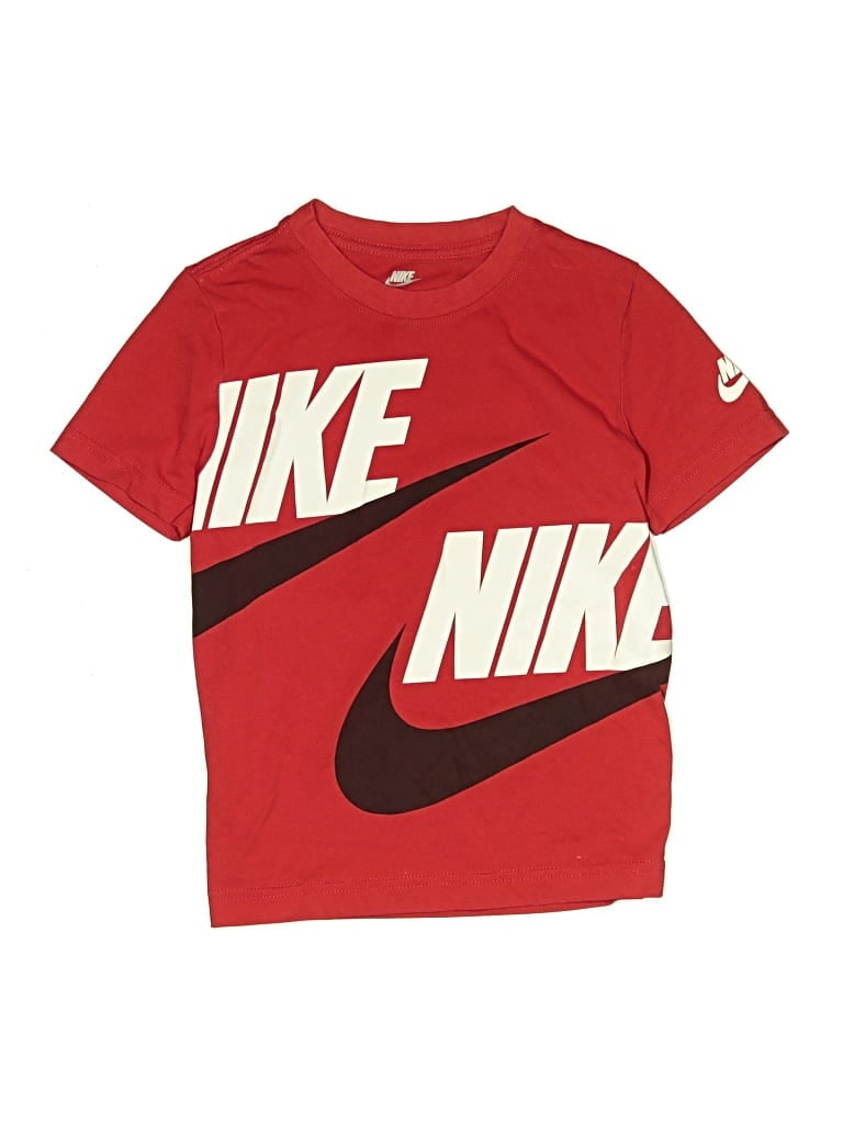Pre-owned Nike Kids' Short Sleeve T-shirt In Red