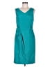 Alex Marie 100% Polyester Teal Cocktail Dress Size 6 - photo 1