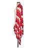 BCBGMAXAZRIA 100% Rayon Chevron-herringbone White Red Cardigan Size S - photo 5