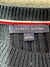 Tommy Hilfiger 100% Acrylic Chevron-herringbone Black Pullover Sweater Size M - photo 7