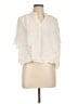 Max Studio Ivory Short Sleeve Blouse Size L - photo 1