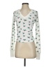 colsie Floral White Pullover Sweater Size XS - photo 1